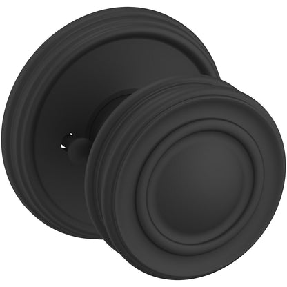 Estate 5066 Knob with 5078 Rose – Half Dummy – Satin Black