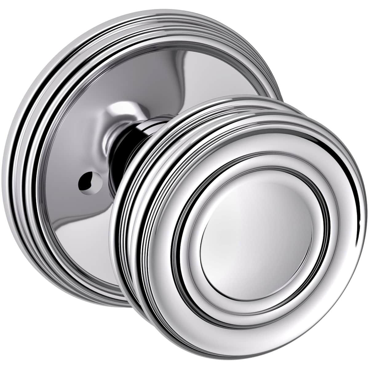 Estate 5066 Knob with 5078 Rose – Half Dummy – Polished Chrome