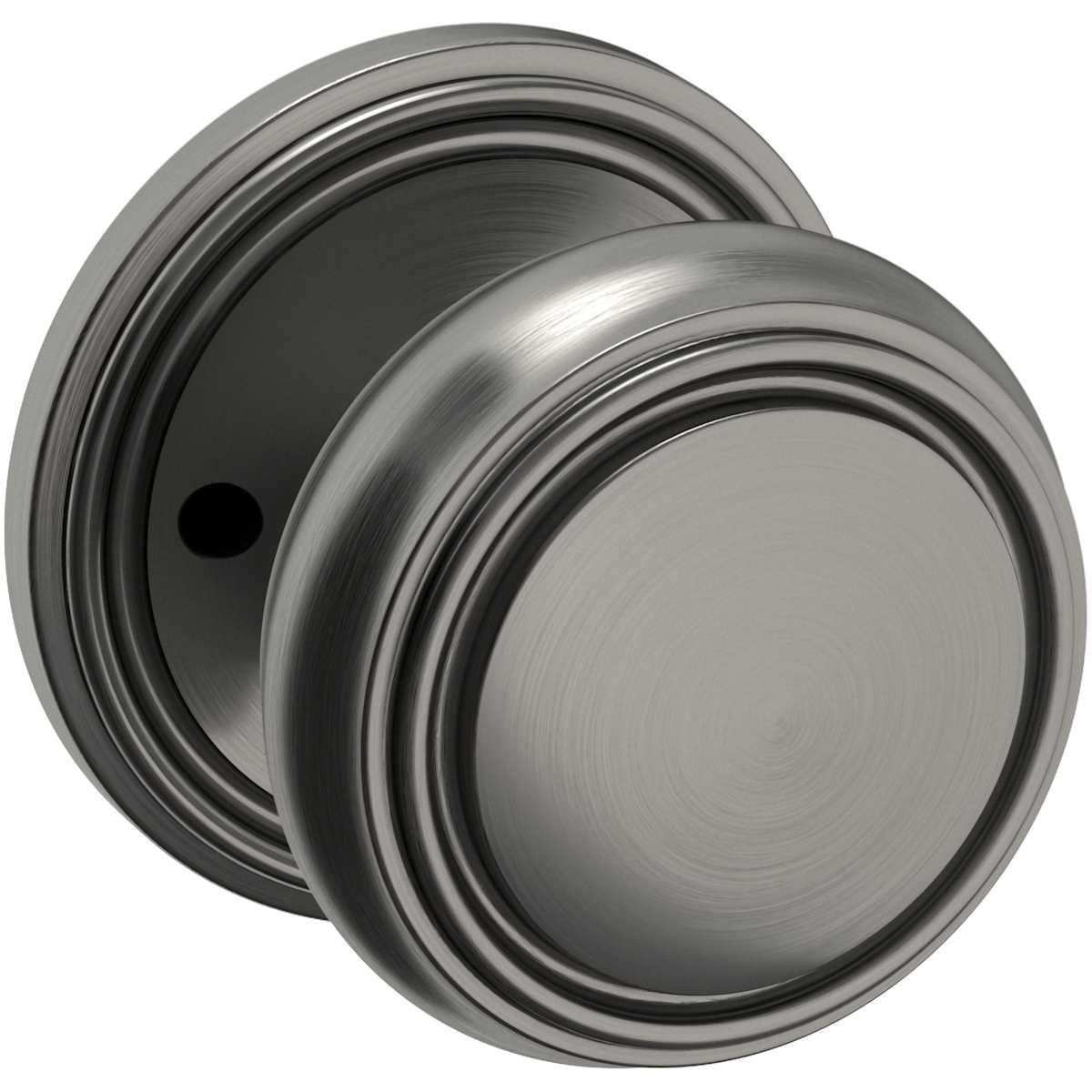 Estate 5068 Nashville Knob (2 3/8") with 5070 Rose – Half Dummy – Lifetime Graphite Nickel