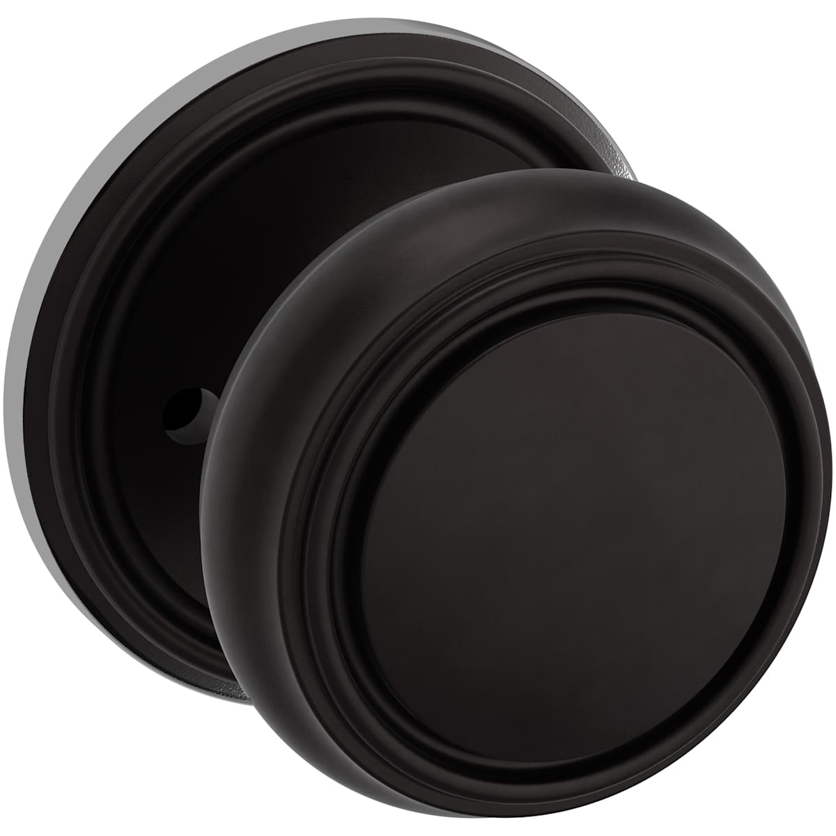 Estate 5068 Nashville Knob (2 3/8") with 5070 Rose – Half Dummy – Oil Rubbed Bronze