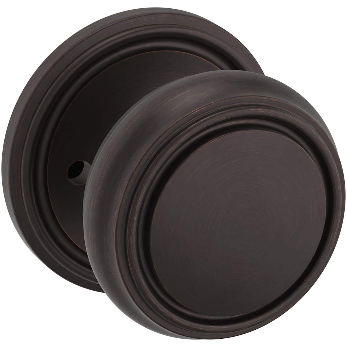 Estate 5068 Nashville Knob (2 3/8") with 5070 Rose – Half Dummy – Venetian Bronze