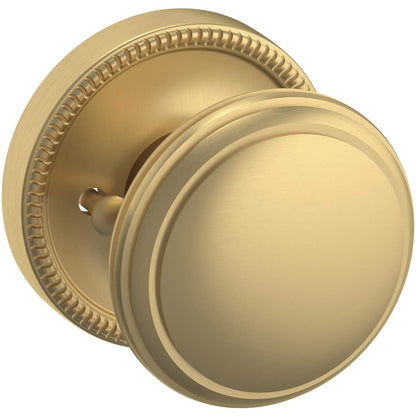 Estate 5069 Knob with 5076 Rose – Half Dummy – Vintage Brass
