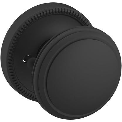 Estate 5069 Knob with 5076 Rose – Half Dummy – Satin Black