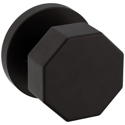 Estate 5073 Octagonal Knob with 5046 Rose – Half Dummy – Oil Rubbed Bronze