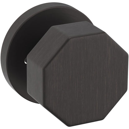 Estate 5073 Octagonal Knob with 5046 Rose – Half Dummy – Venetian Bronze