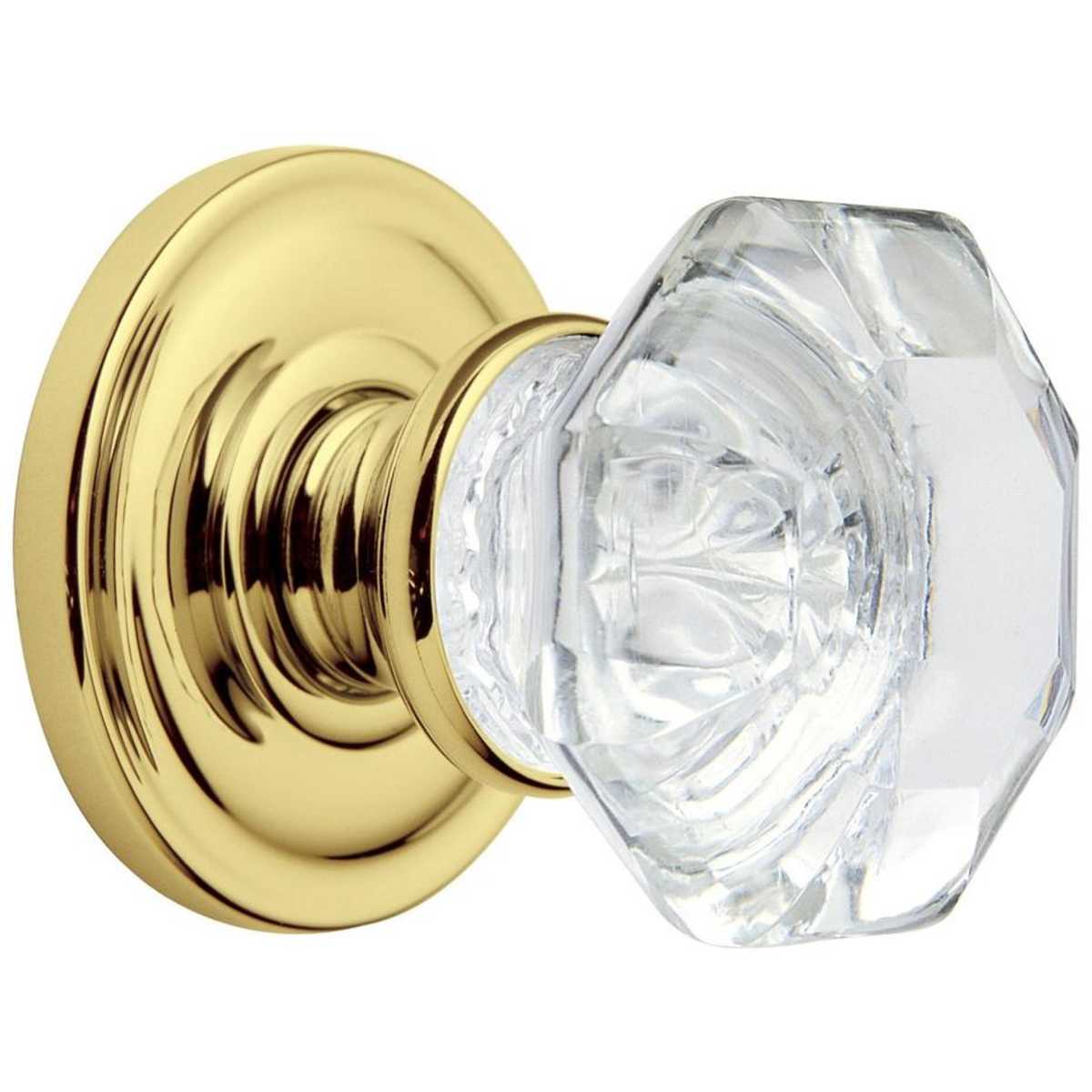 Estate 5080 Filmore Knob with 5048 Rose – Half Dummy – Polished Brass