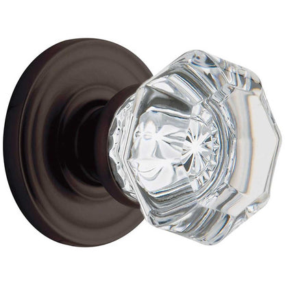 Estate 5080 Filmore Knob with 5048 Rose – Half Dummy – Venetian Bronze