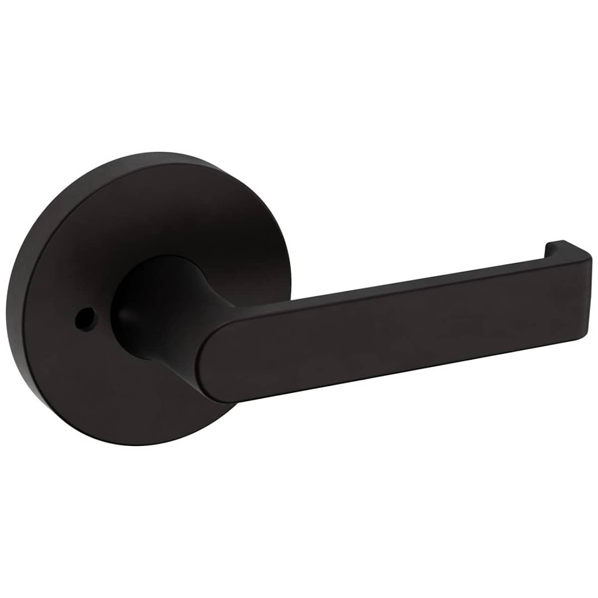 Estate 5105 Privacy Door Lever Set with 5046 Rose – Oil Rubbed Bronze