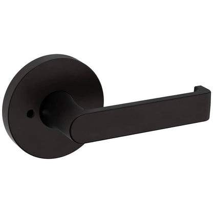 Estate 5105 Privacy Door Lever Set with 5046 Rose – Oil Rubbed Bronze