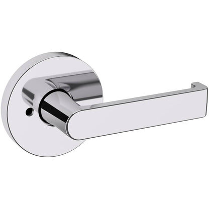Estate 5105 Privacy Door Lever Set with 5046 Rose – Polished Chrome