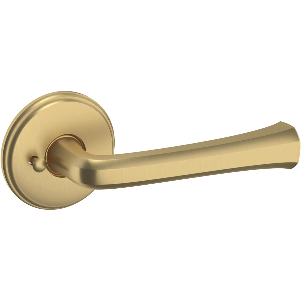 Estate 5112 Privacy Door Lever Set with 5075 Rose – Vintage Brass