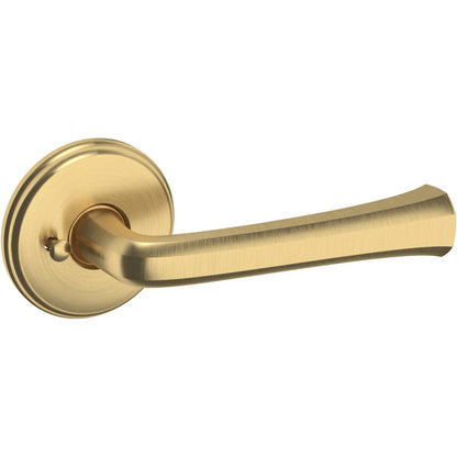 Estate 5112 Privacy Door Lever Set with 5075 Rose – Lifetime Satin Brass