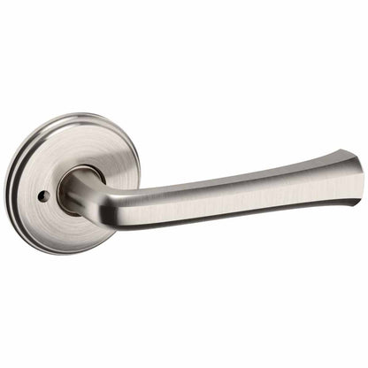 Estate 5112 Privacy Door Lever Set with 5075 Rose – Lifetime Satin Nickel