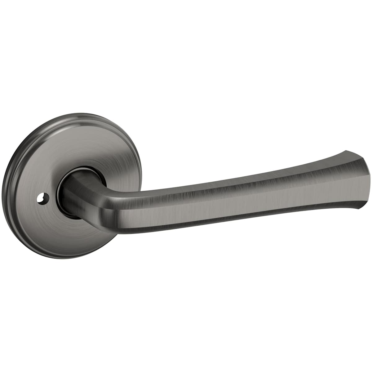 Estate 5112 Privacy Door Lever Set with 5075 Rose – Lifetime Graphite Nickel