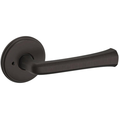 Estate 5112 Privacy Door Lever Set with 5075 Rose – Venetian Bronze