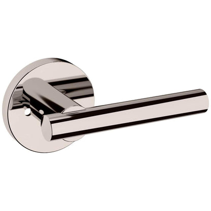 Estate 5137 Privacy Door Lever Set with 5046 Rose – Lifetime Polished Nickel