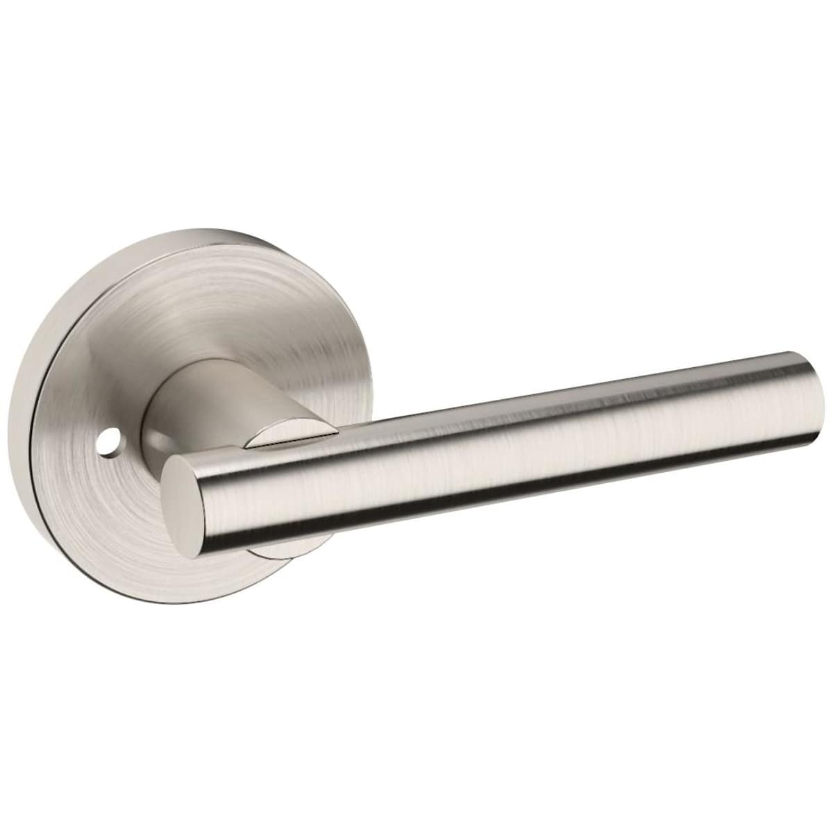 Estate 5137 Privacy Door Lever Set with 5046 Rose – Lifetime Satin Nickel