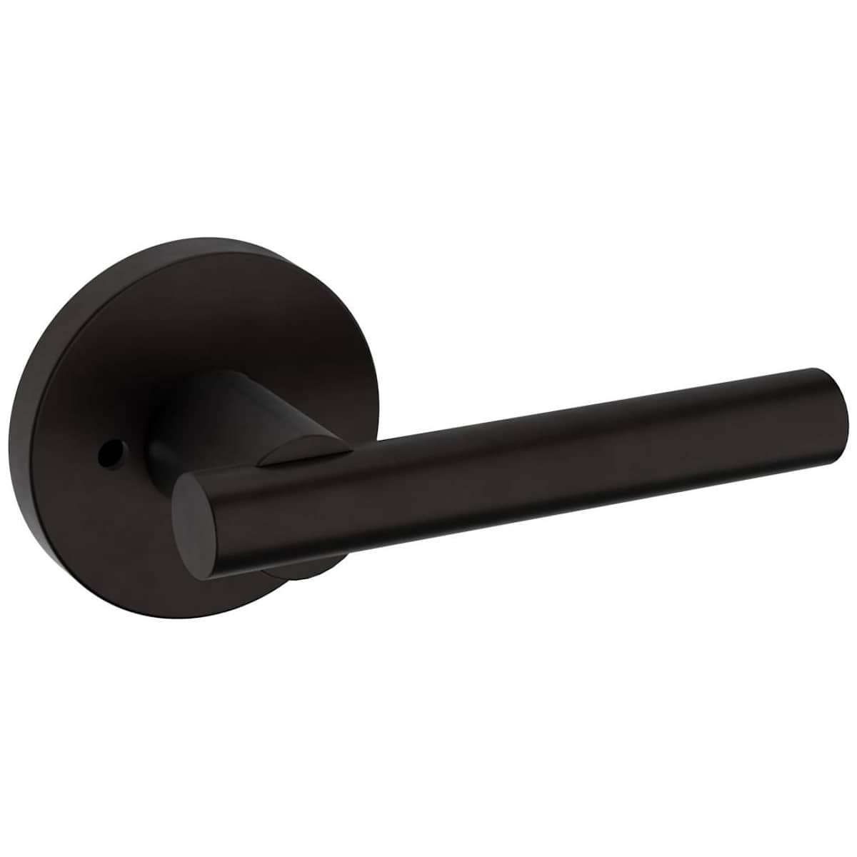 Estate 5137 Privacy Door Lever Set with 5046 Rose – Oil Rubbed Bronze
