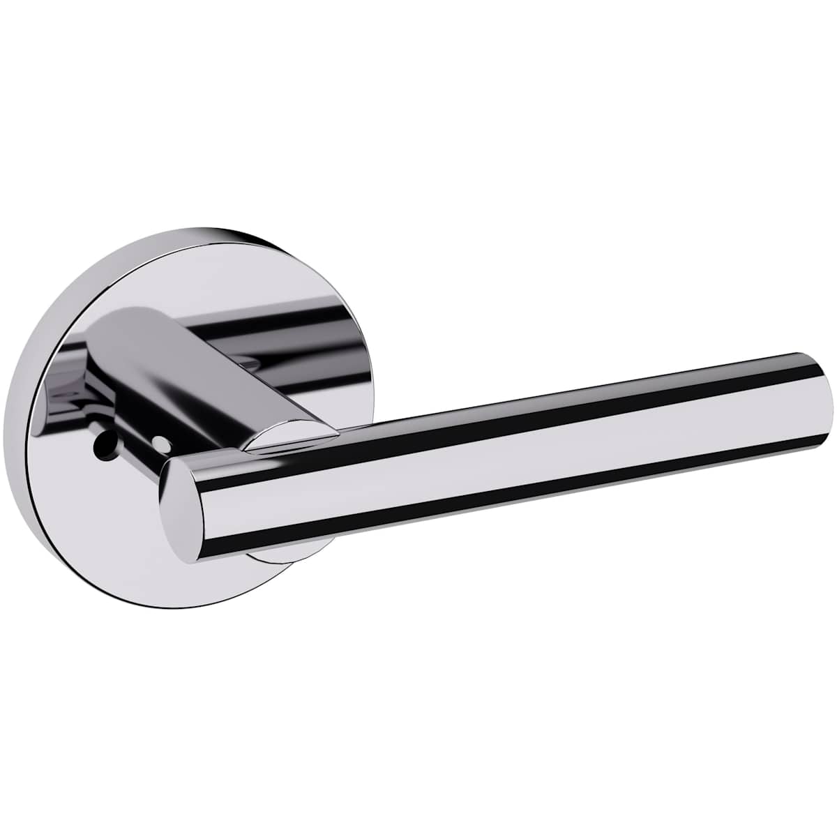 Estate 5137 Privacy Door Lever Set with 5046 Rose – Polished Chrome
