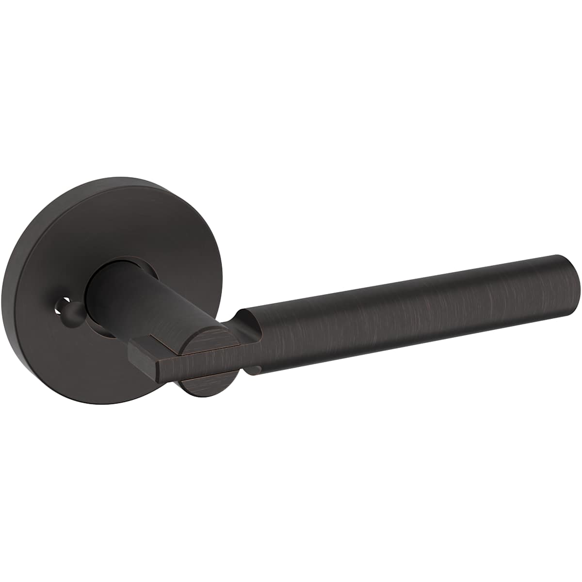 Estate 5161 Privacy Door Lever Set with 5046 Rose – Venetian Bronze