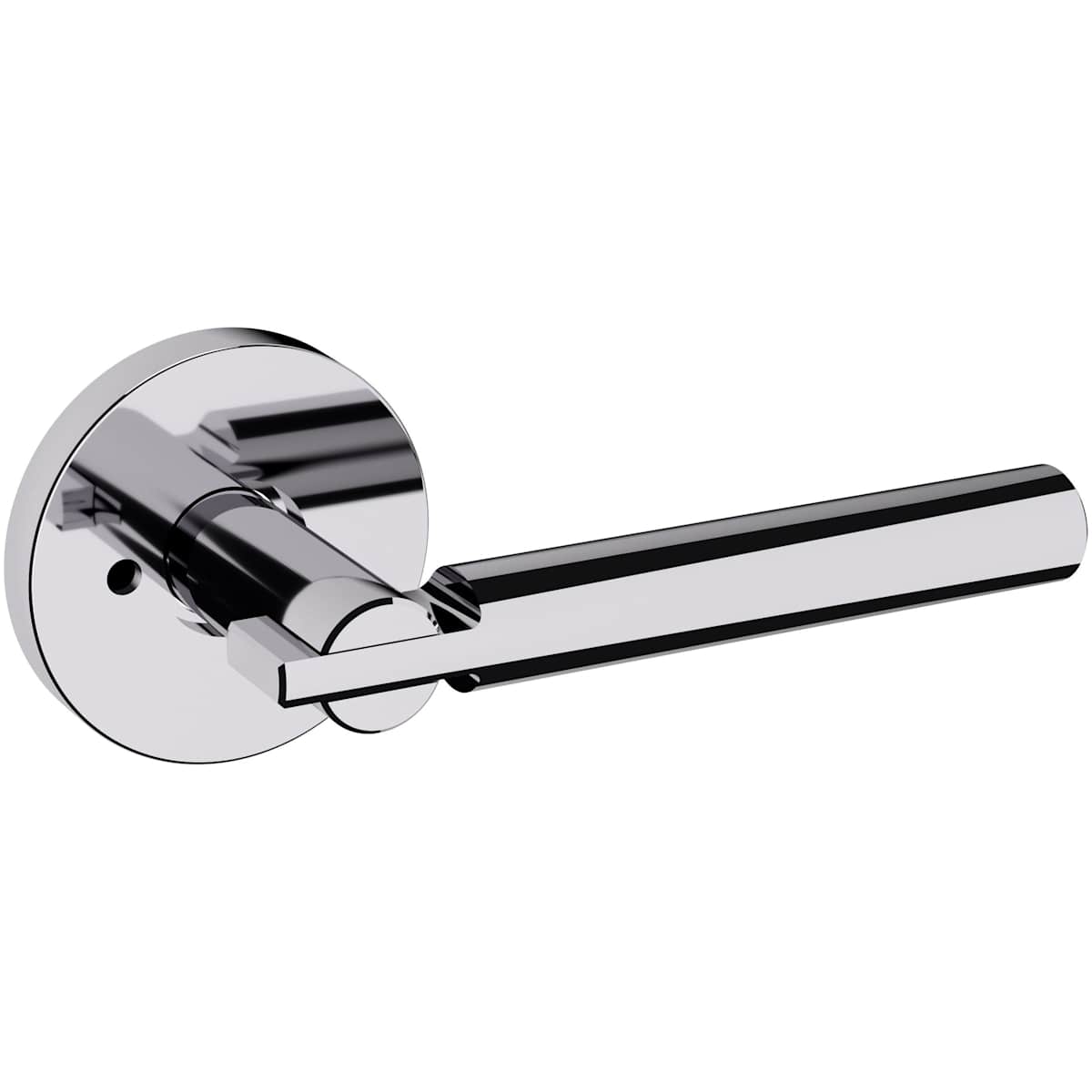 Estate 5161 Privacy Door Lever Set with 5046 Rose – Polished Chrome