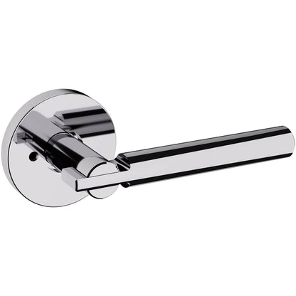 Estate 5161 Privacy Door Lever Set with 5046 Rose – Polished Chrome
