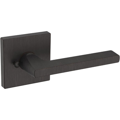 Estate 5162 Privacy Door Lever Set with R017 Rose – Venetian Bronze