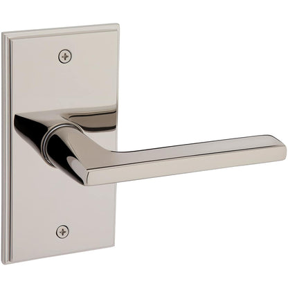 Baldwin 5162 Passage Door Lever Set with R053 Rose - Lifetime Polished Nickel