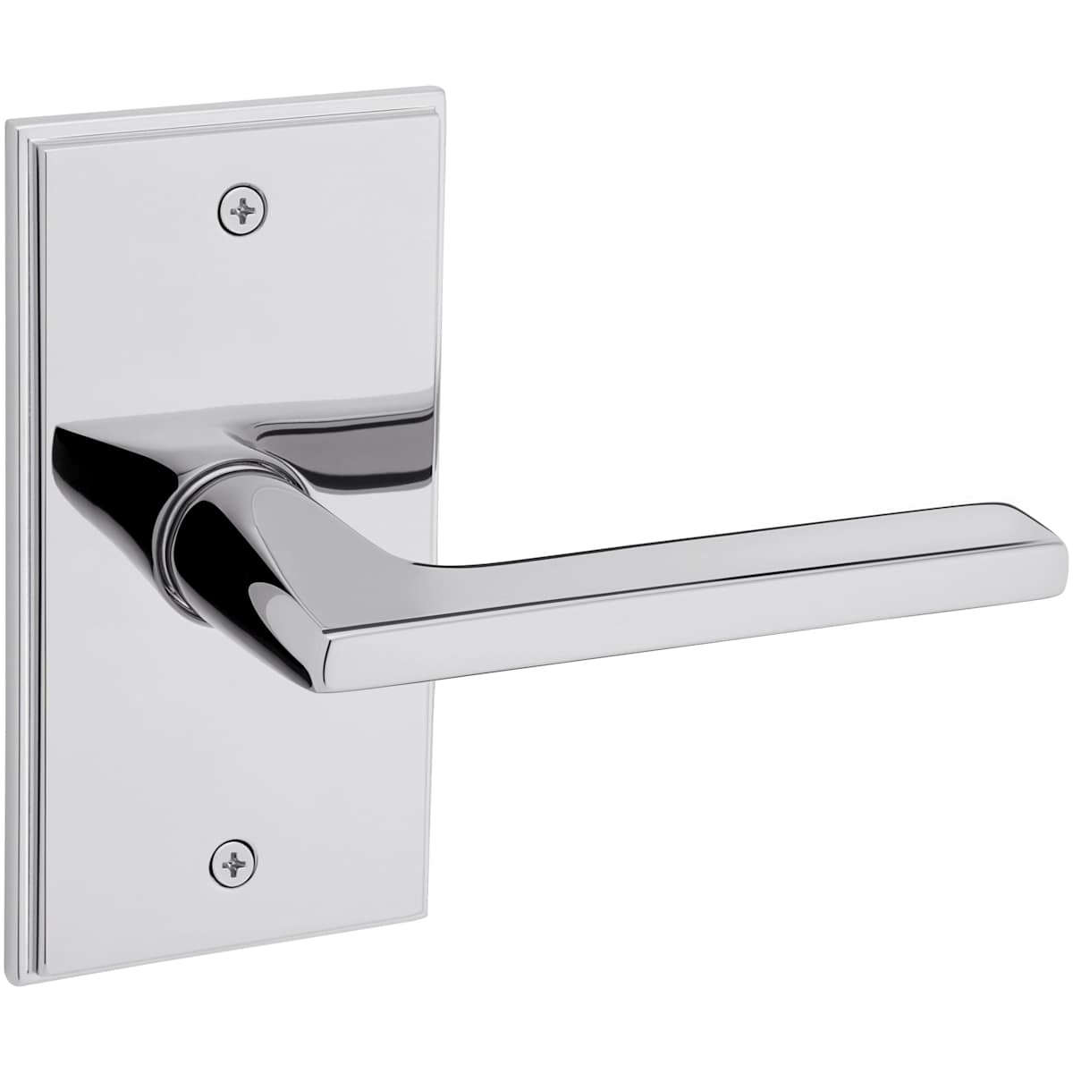 Baldwin 5162 Passage Door Lever Set with R053 Rose - Polished Chrome