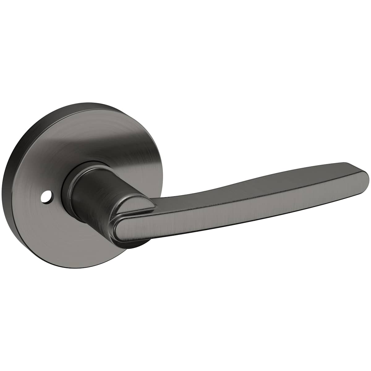 Estate 5164 Privacy Door Lever Set with 5046 Rose – Lifetime Graphite Nickel