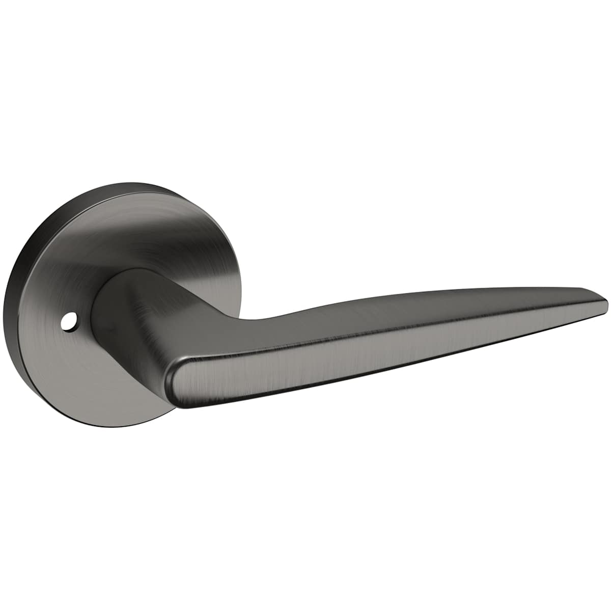 Estate 5166 Privacy Door Lever Set with 5046 Rose – Lifetime Graphite Nickel