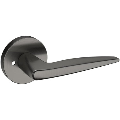 Estate 5166 Privacy Door Lever Set with 5046 Rose – Lifetime Graphite Nickel