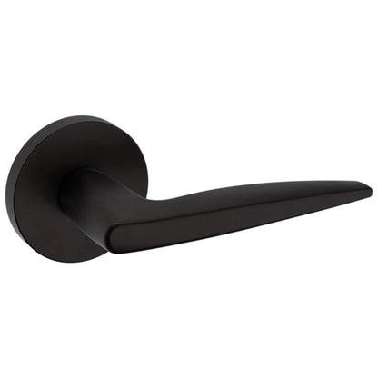 Estate 5166 Privacy Door Lever Set with 5046 Rose – Oil Rubbed Bronze