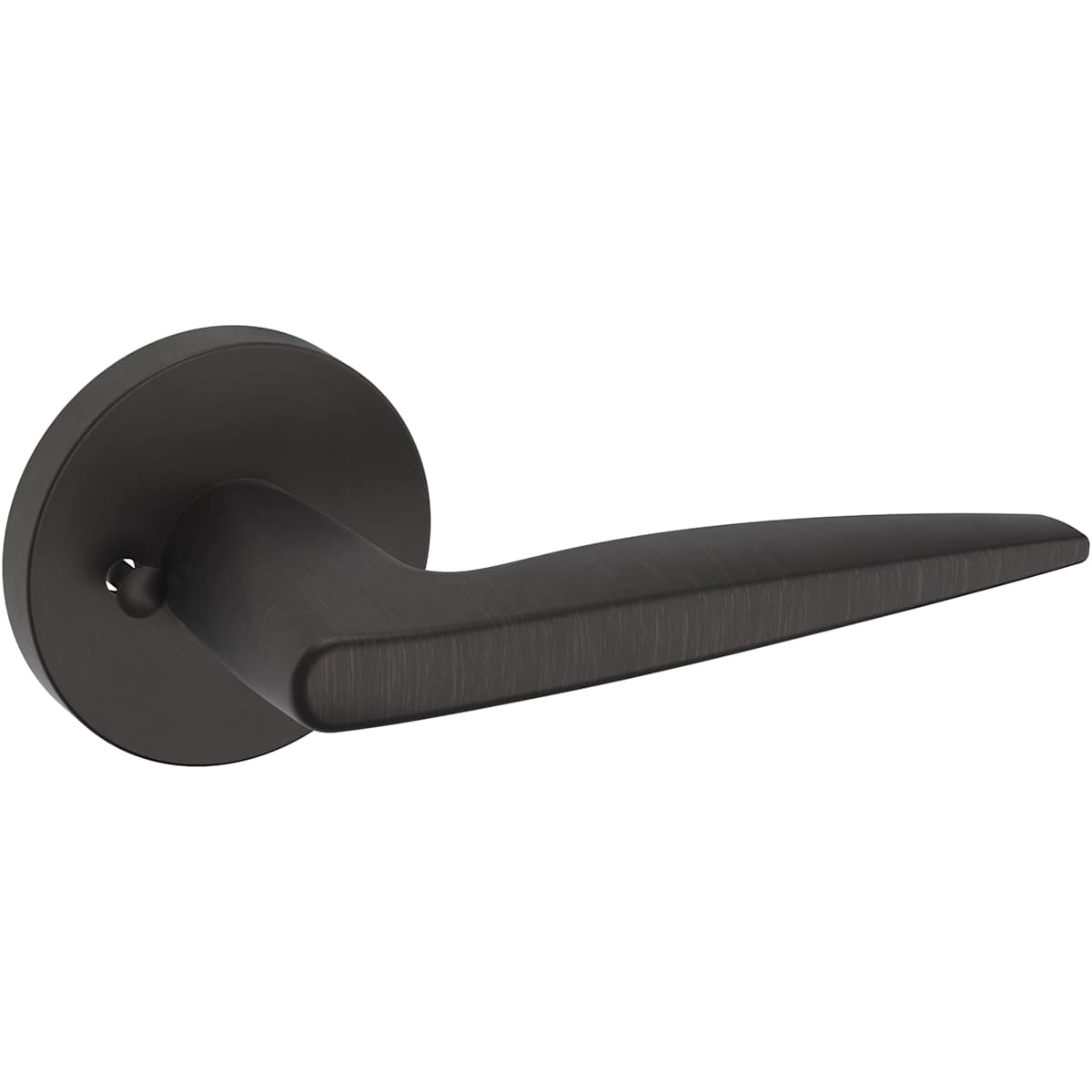 Estate 5166 Privacy Door Lever Set with 5046 Rose – Venetian Bronze