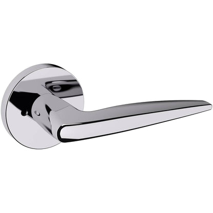 Estate 5166 Privacy Door Lever Set with 5046 Rose – Polished Chrome