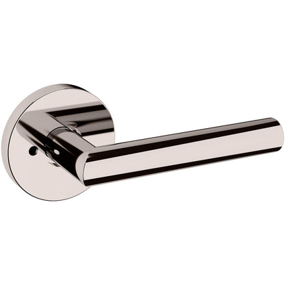 Estate 5173 Privacy Door Lever Set with 5046 Rose – Lifetime Polished Nickel
