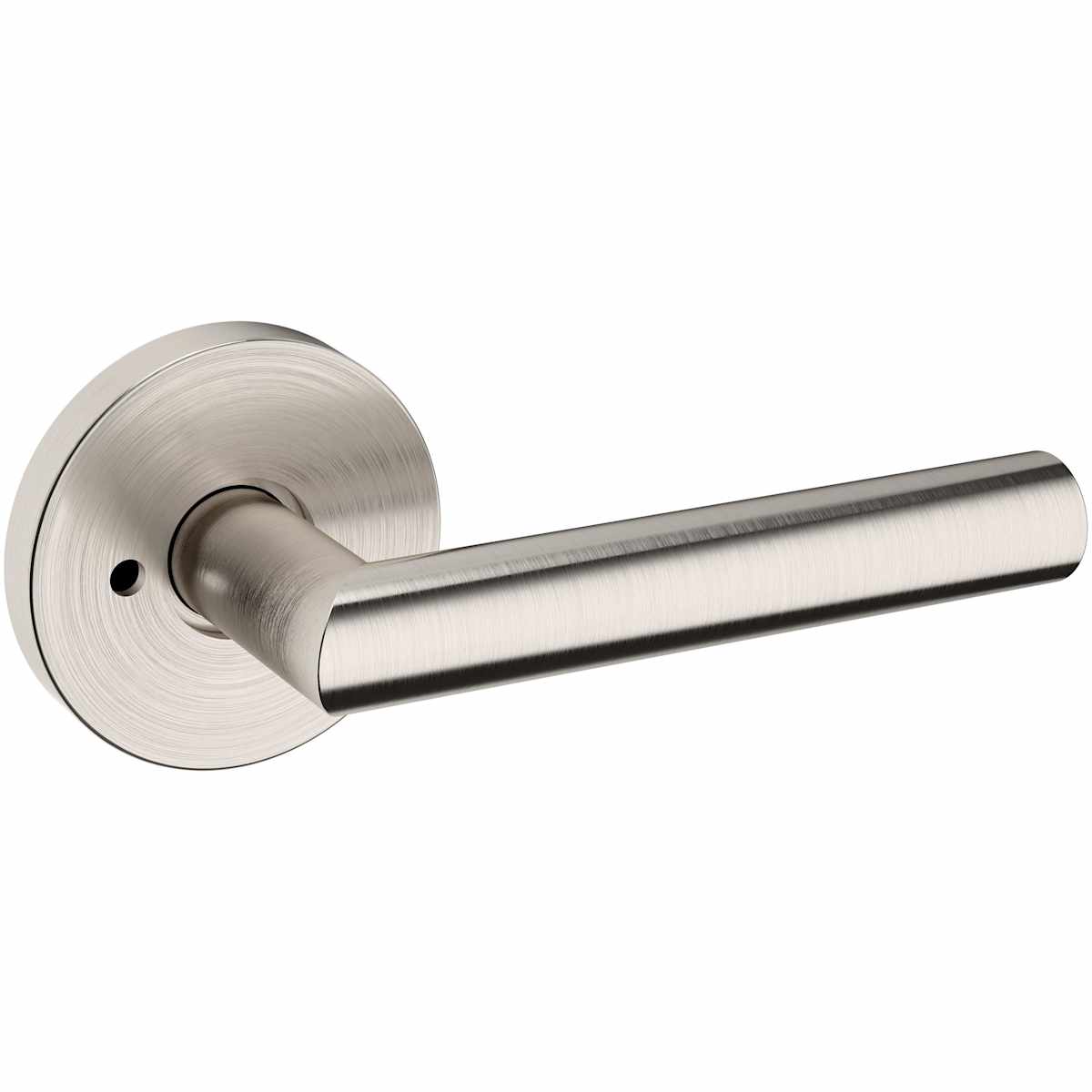 Estate 5173 Privacy Door Lever Set with 5046 Rose – Lifetime Satin Nickel