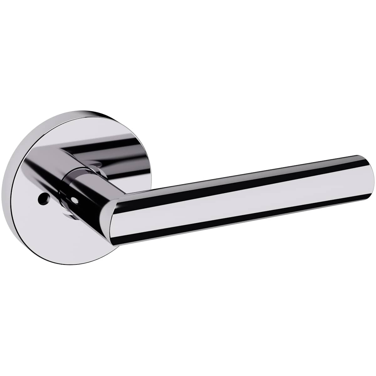 Estate 5173 Privacy Door Lever Set with 5046 Rose – Polished Chrome