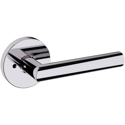 Estate 5173 Privacy Door Lever Set with 5046 Rose – Polished Chrome