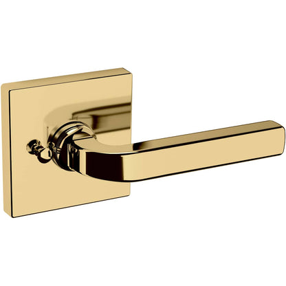 Estate 5190 Privacy Door Lever Set with R017 Rose – Non-Lacquered Brass