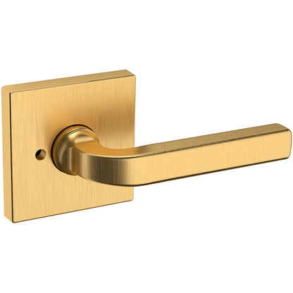 Estate 5190 Privacy Door Lever Set with R017 Rose – Lifetime Satin Brass