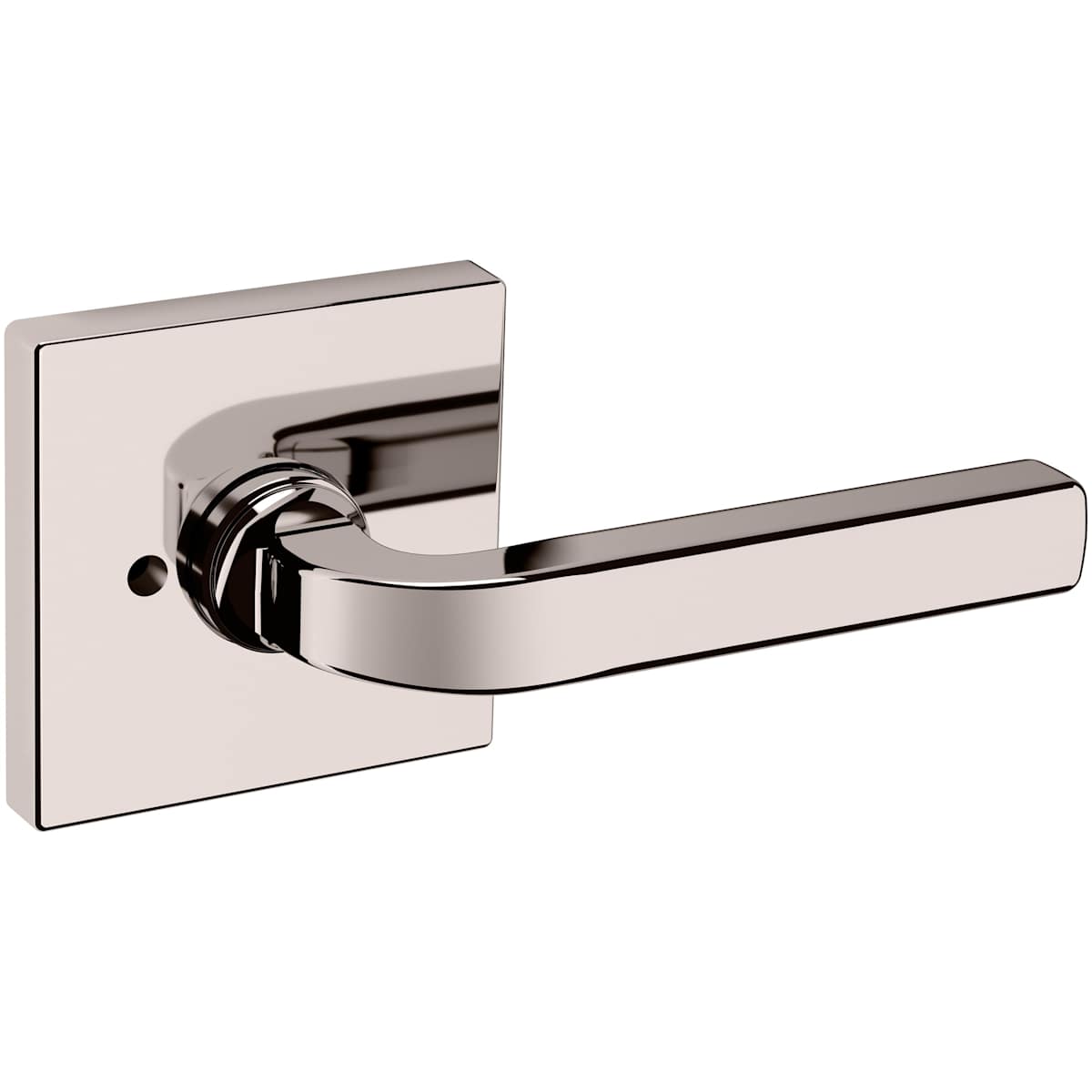 Estate 5190 Privacy Door Lever Set with R017 Rose – Lifetime Polished Nickel