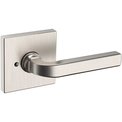 Estate 5190 Privacy Door Lever Set with R017 Rose – Lifetime Satin Nickel