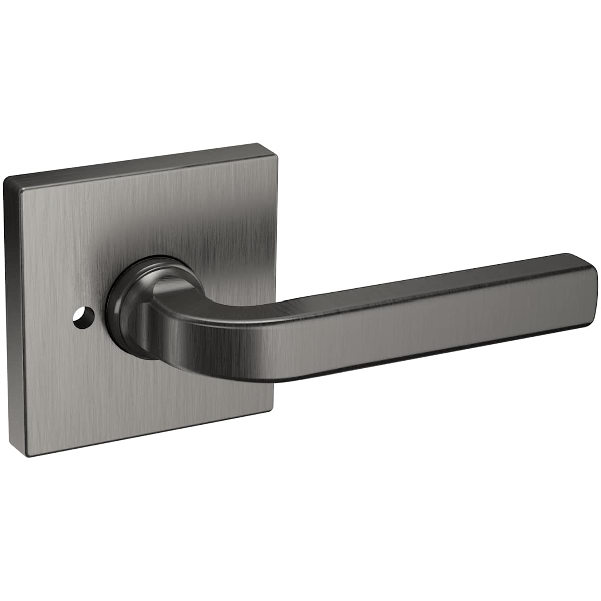 Estate 5190 Privacy Door Lever Set with R017 Rose – Lifetime Graphite Nickel