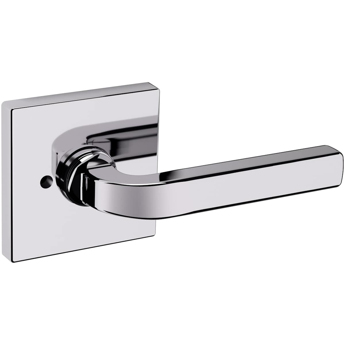 Estate 5190 Privacy Door Lever Set with R017 Rose – Polished Chrome