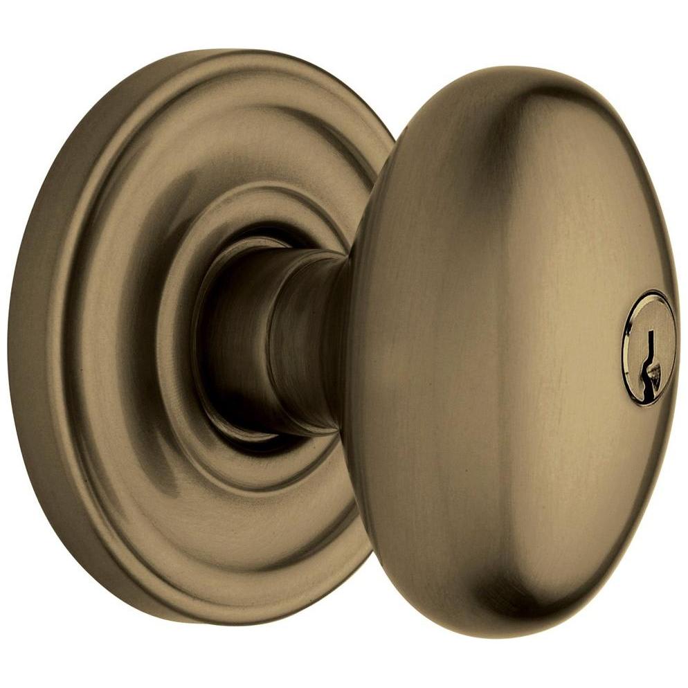 5225 Baldwin Egg Keyed Knob