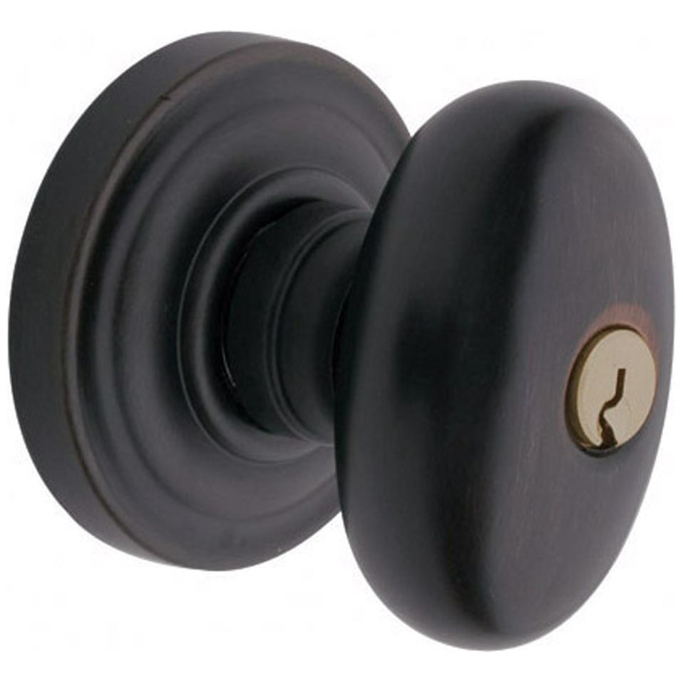 5225 Baldwin Egg Keyed Knob