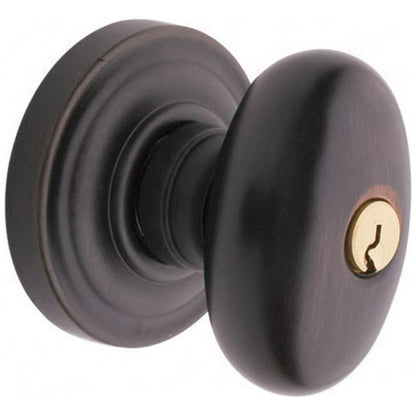 5225 Baldwin Egg Keyed Knob