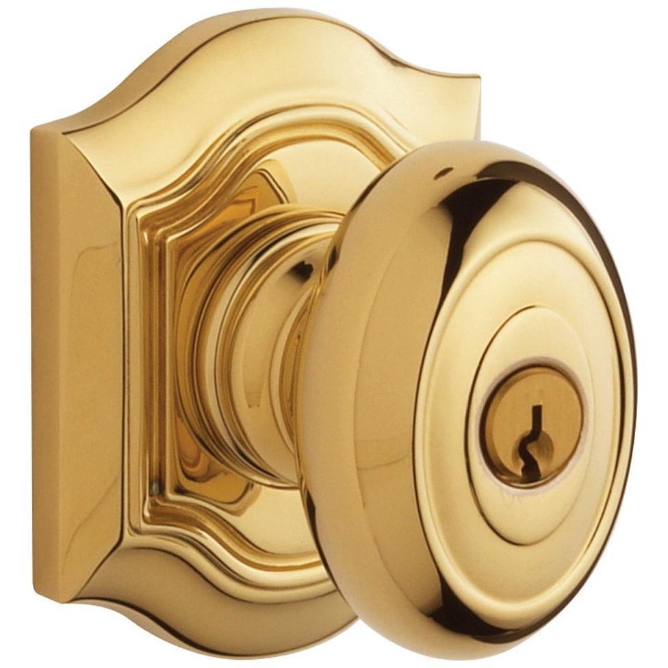 5237 Baldwin Bethpage Keyed Knob - Lifetime Polished Brass 003
