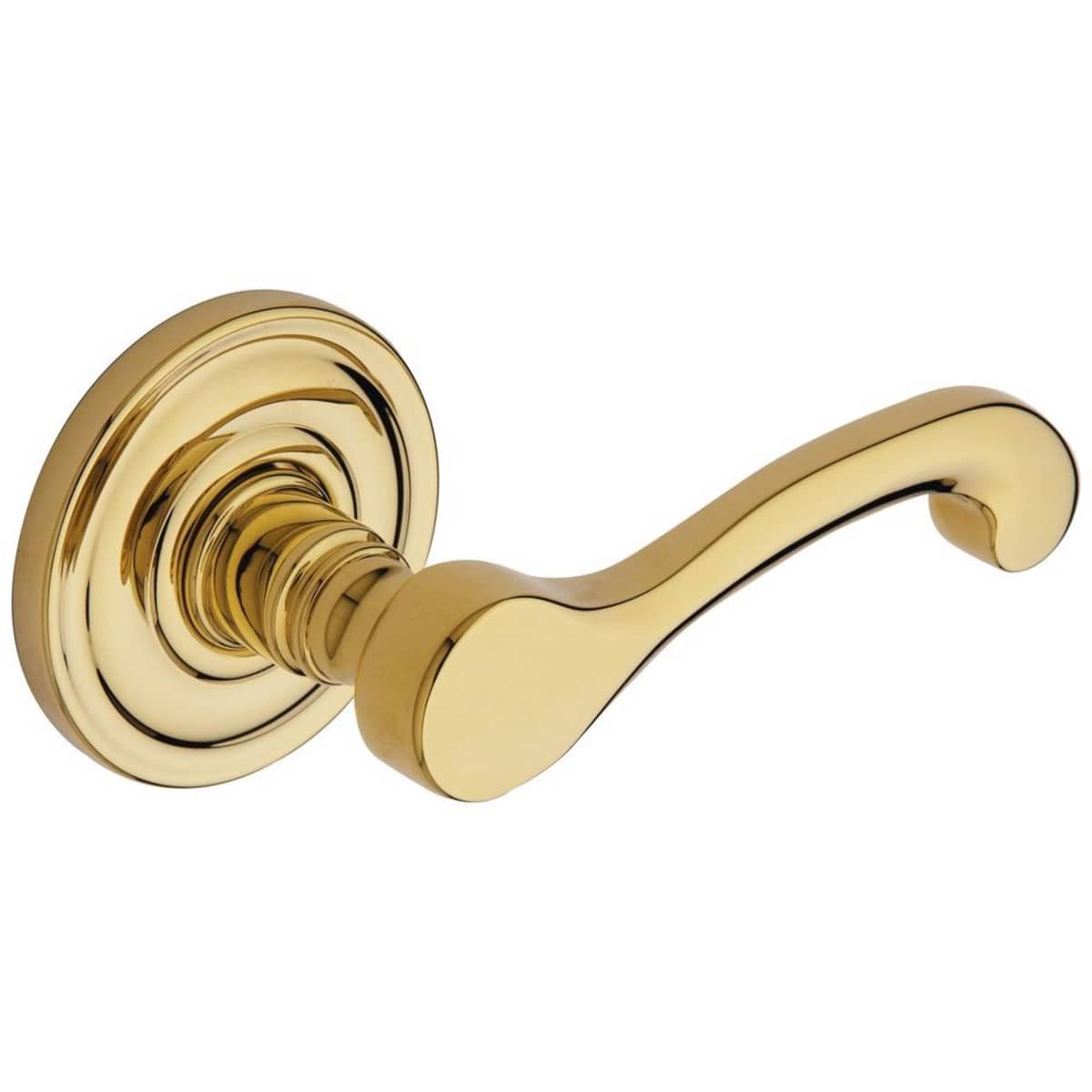 Estate 5445V Classic Estate Levers without Rosettes – Non-Lacquered Brass